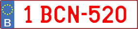 Truck License Plate
